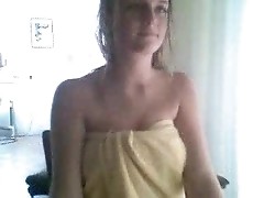Hot Student taking on Banana