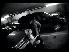Security cam caught couple fucking in parking
